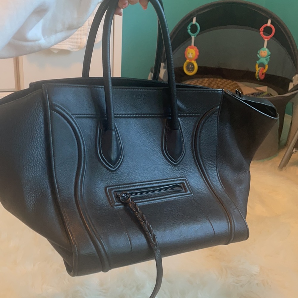 Black leather Celine bag “phantom “ - Picture 11 of 11